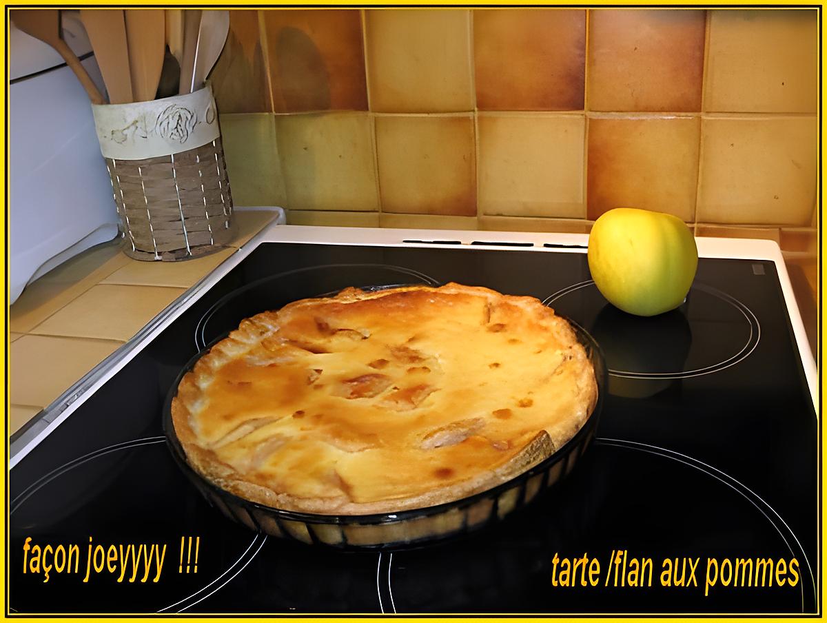 recette tarte/flan aux pommes reinette du vigan façon joeyyyyyy !!