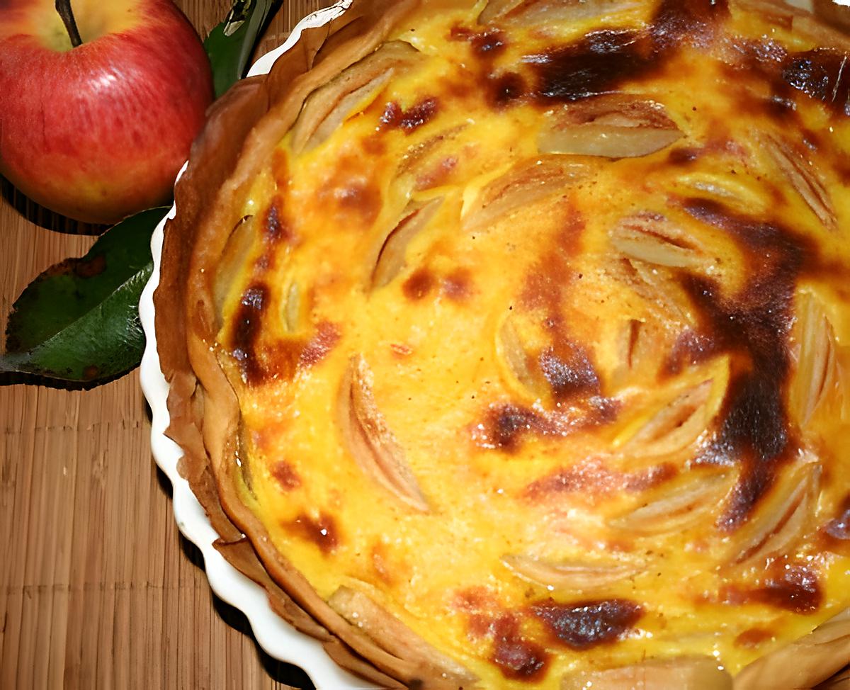 recette Tarte aux pommes façon alsacienne