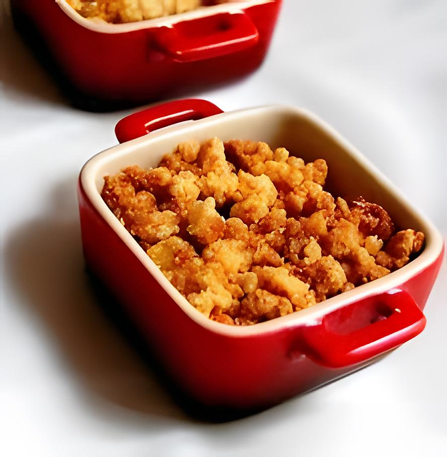 recette crumble au pomme