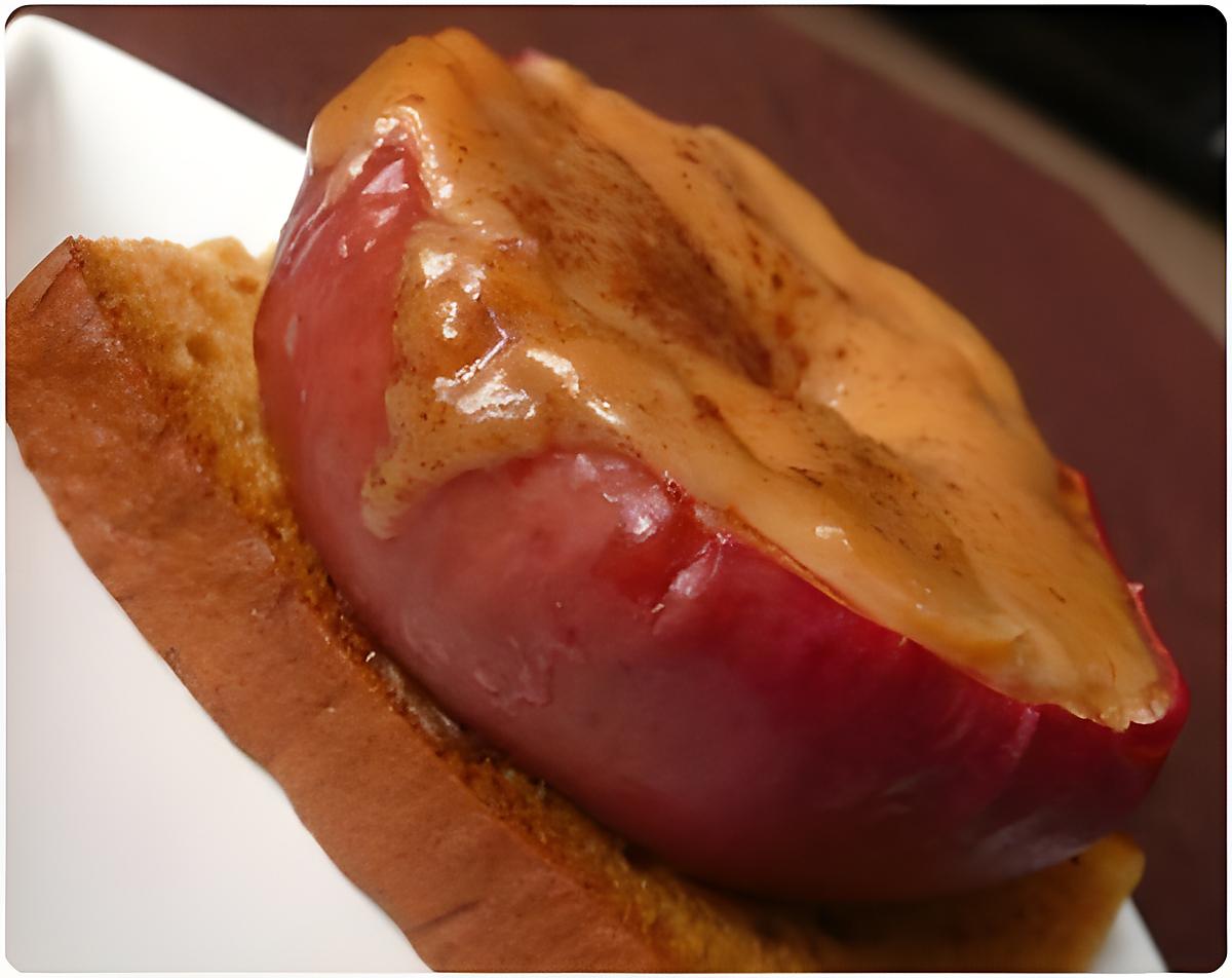 recette Pommes rôties et son puit de caramel