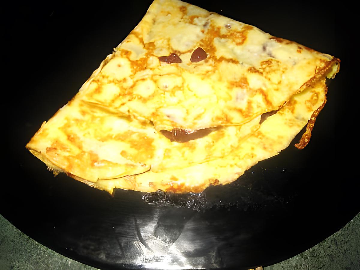 recette Crêpes au chocolat régime