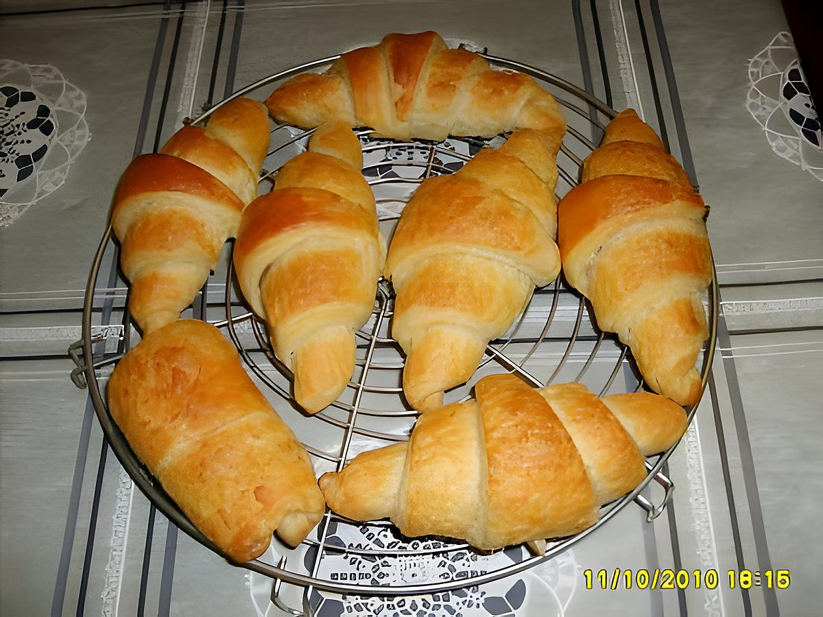 recette CROISSANTS