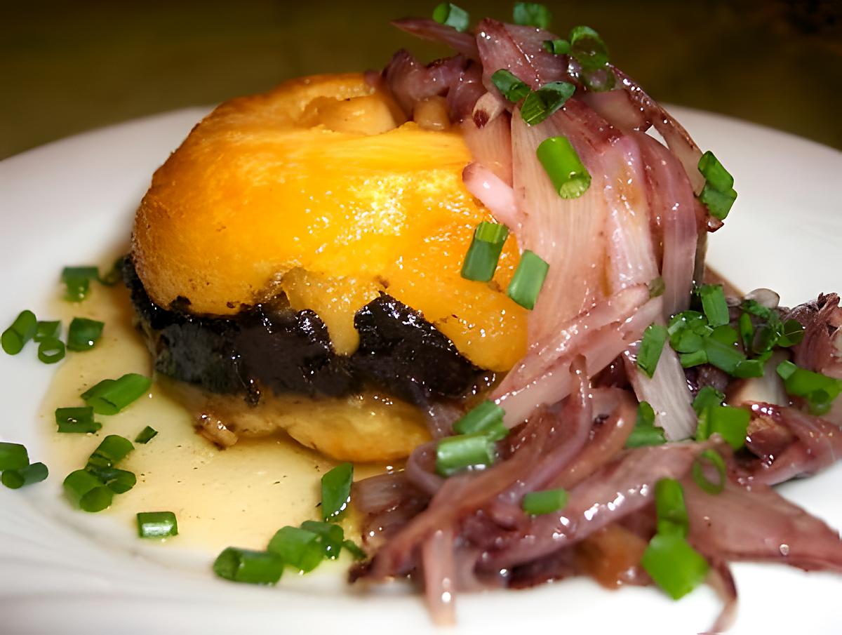 recette bOuchée tatin pOmme bOudin