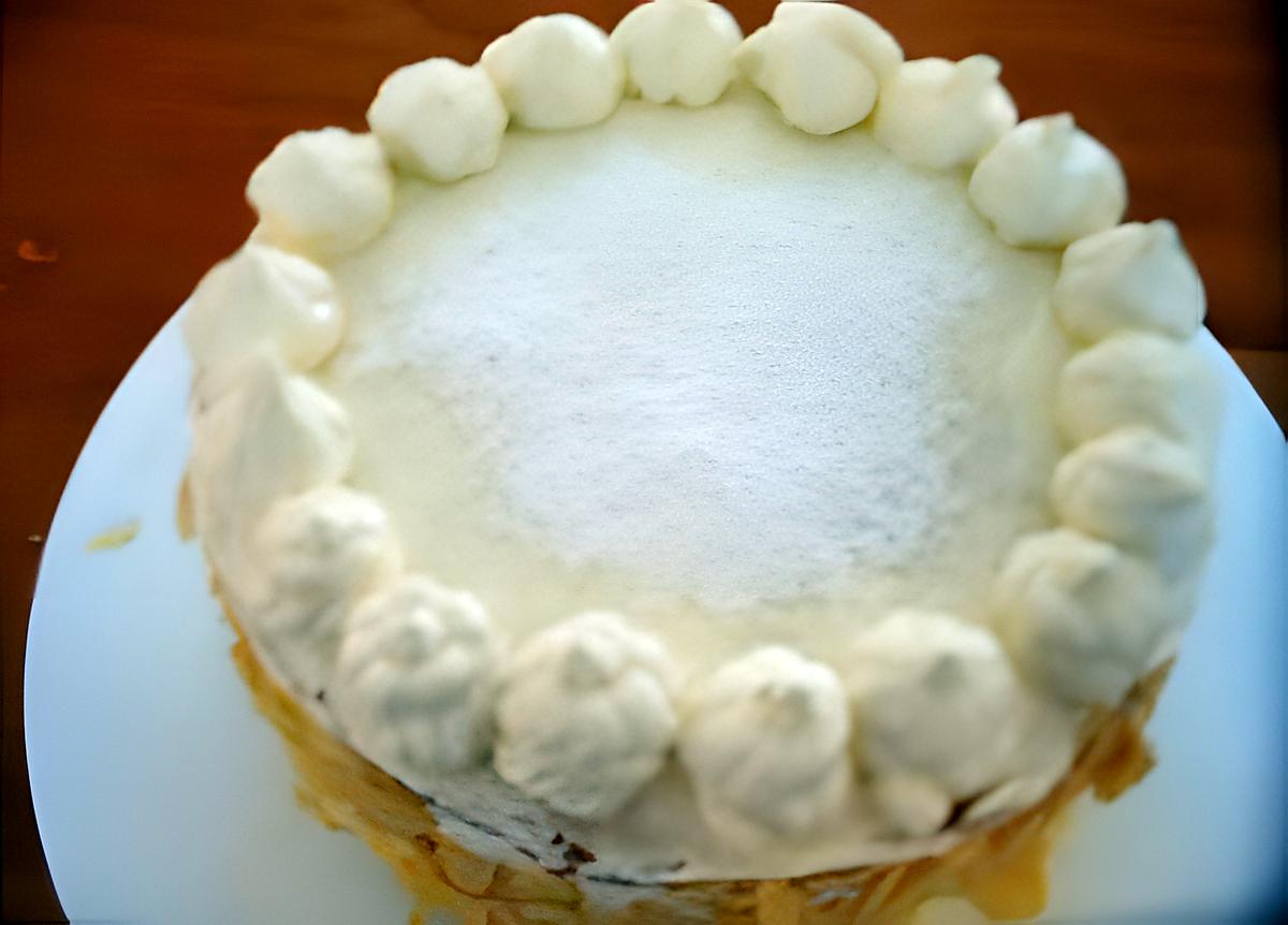 recette GATEAU A LA CREME ET AUX NOIX