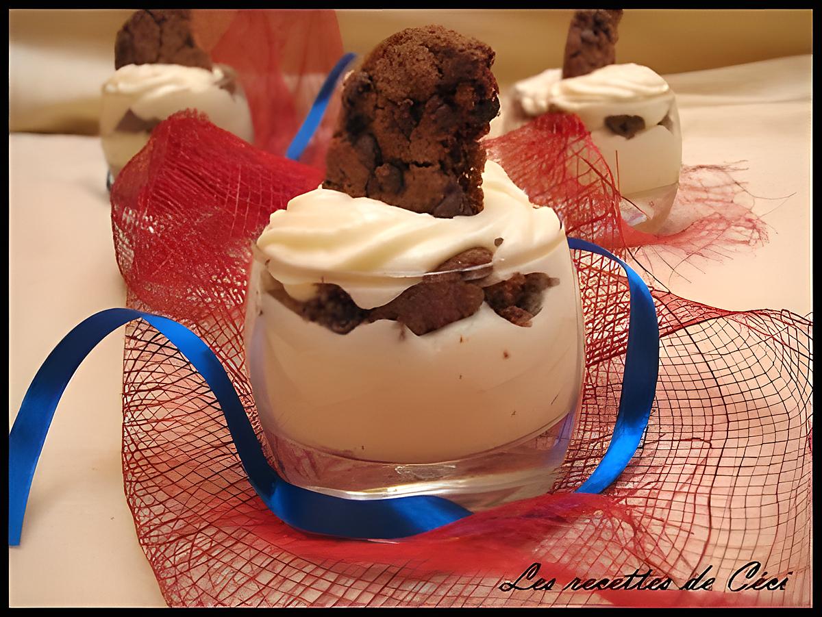 recette Mousse au lemon curd & cookies