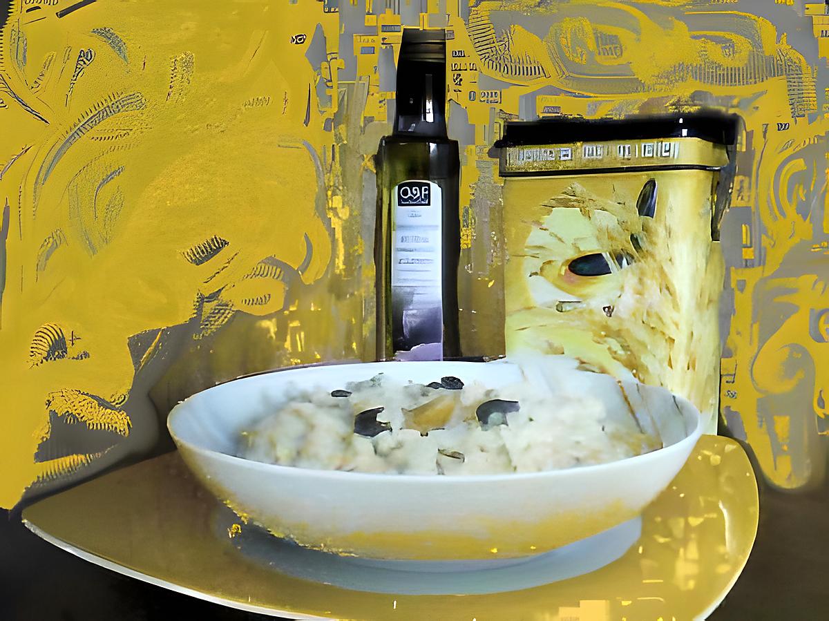 recette RISOTTO A L'HUILE DE TRUFFE