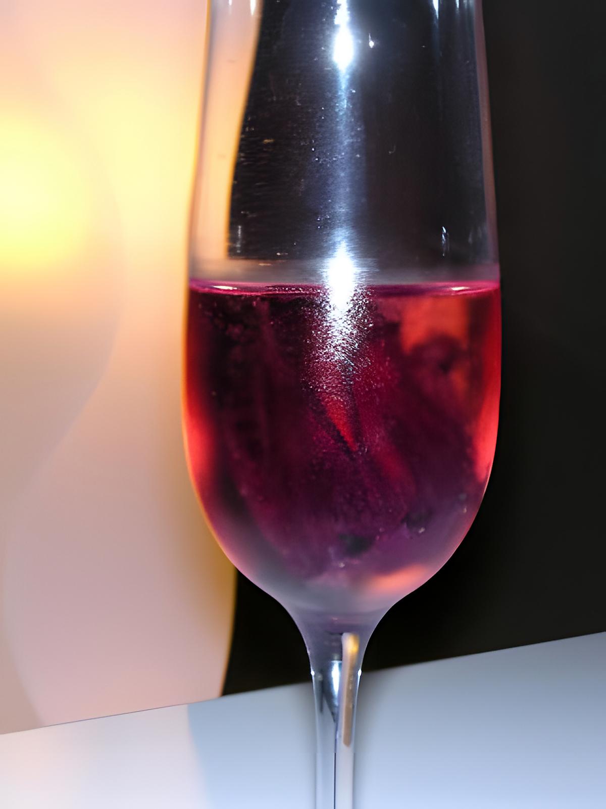 recette Champagne Hibiscus