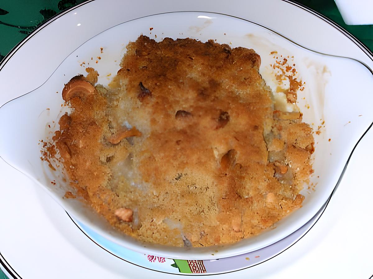 recette Crumble de dos de cabillaud aux noix de cajou