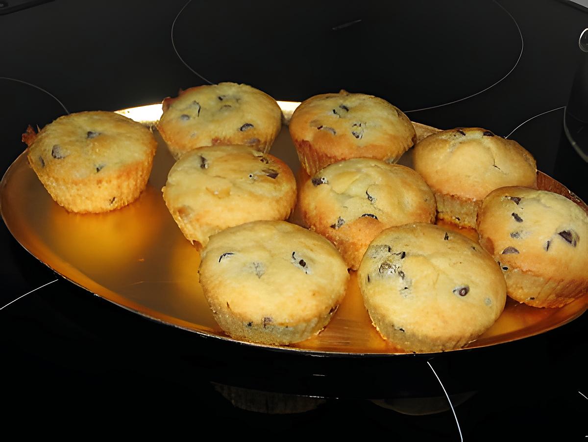 recette Muffins à la poire et aux pépites de chocolat