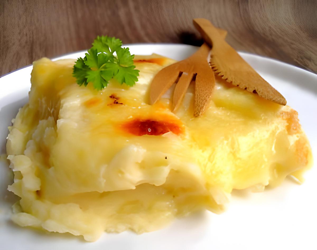 recette Purée Gratinée au Maroilles