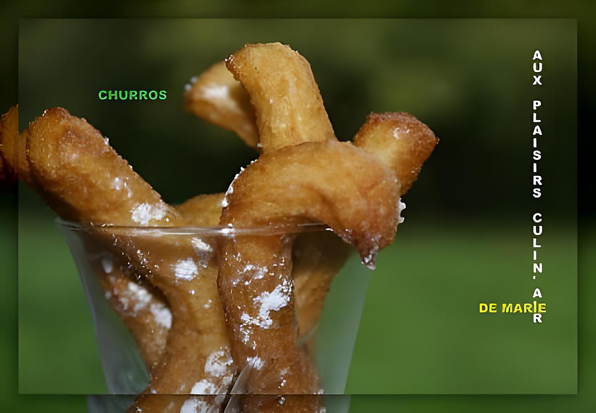 recette CHURROS OU CHICHIS CHAUDS