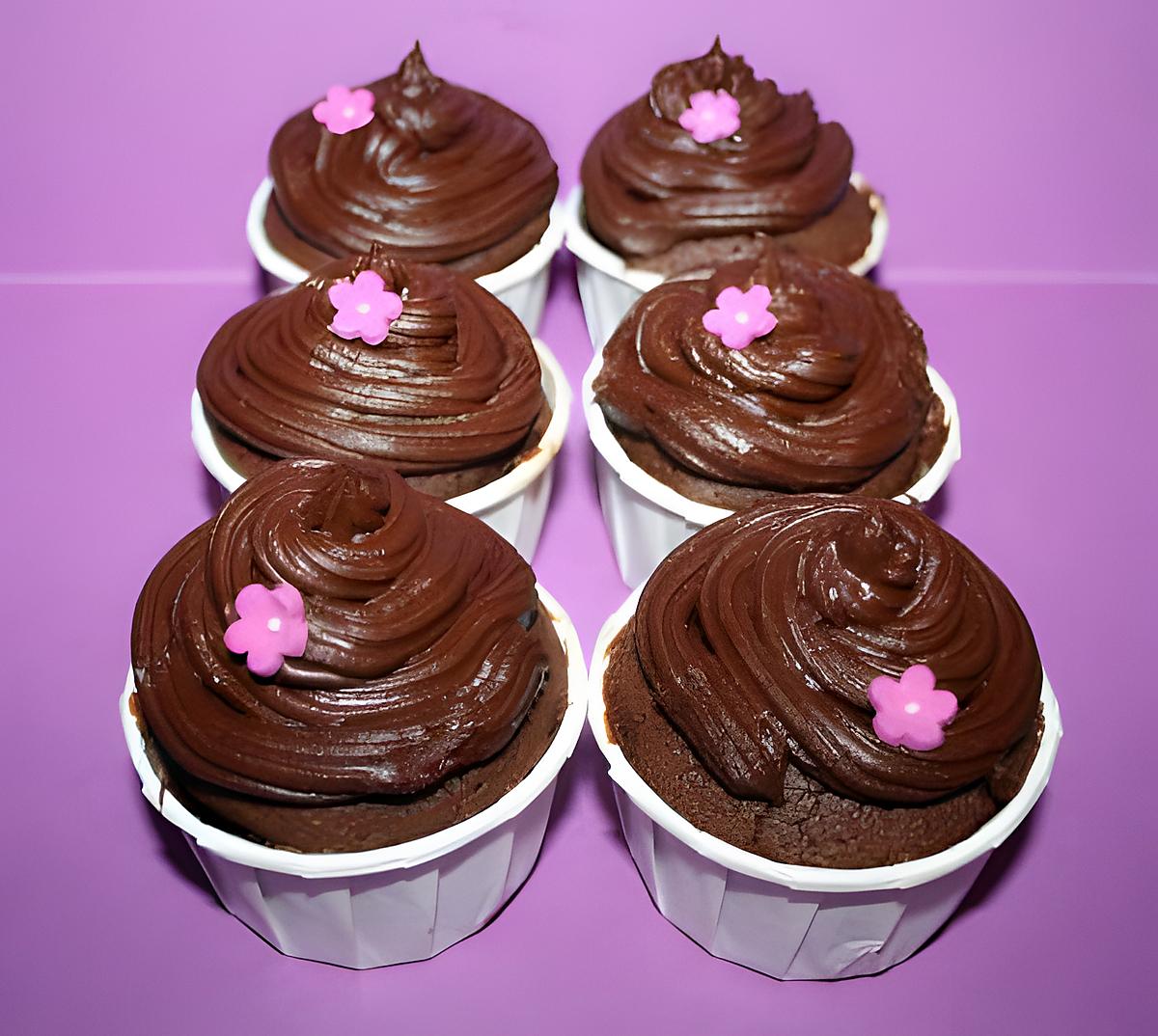 recette Cupcakes chocolat ou Nutella