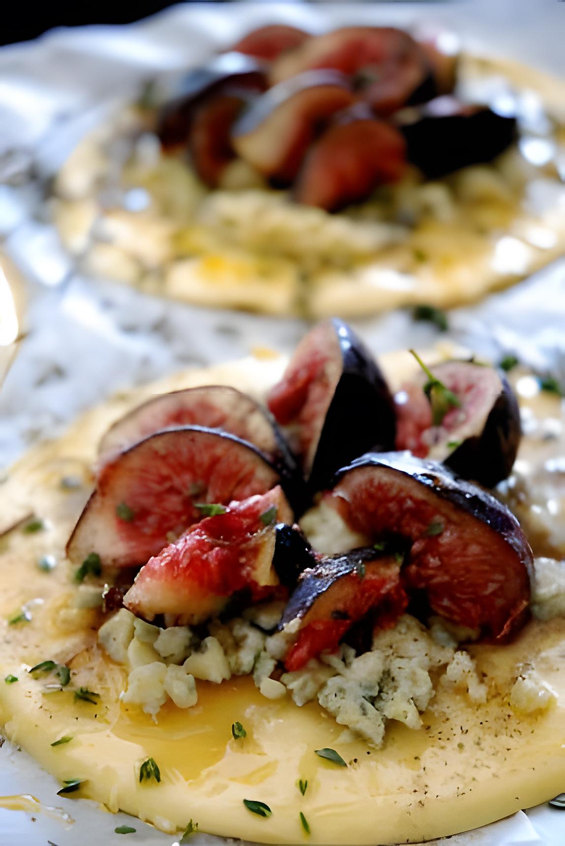 recette Tartelettes aux figues et à la Fourme d'Ambert