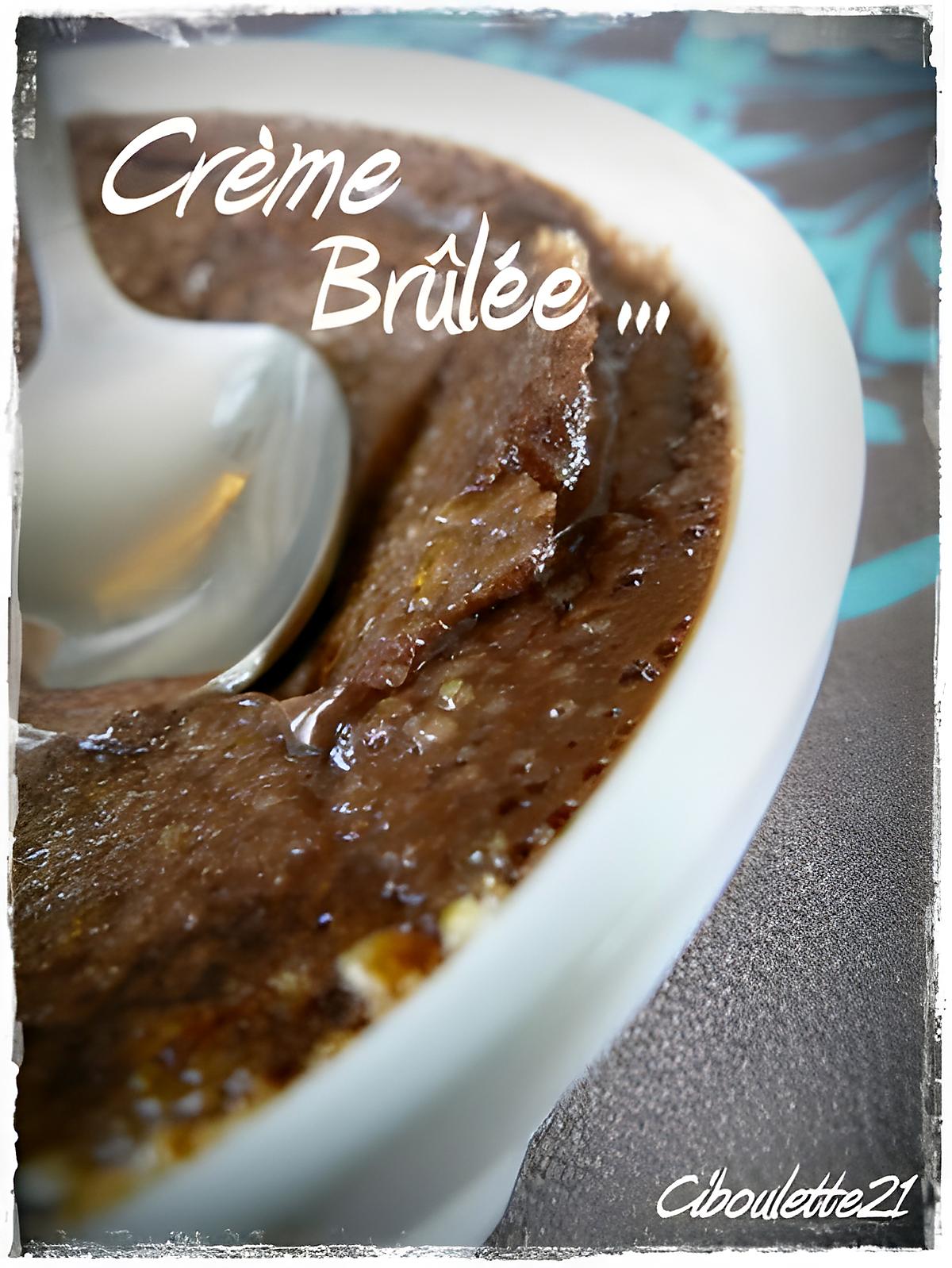 recette Crème Brûlée au Chocolat Noir Recette de Pierre Hermé