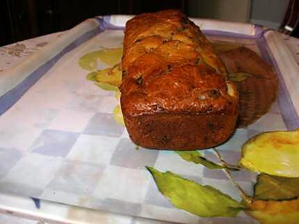 recette CAKE AUX PRUNEAUX ET LARDONS AVEC SA TERRINE DE LEGUMES