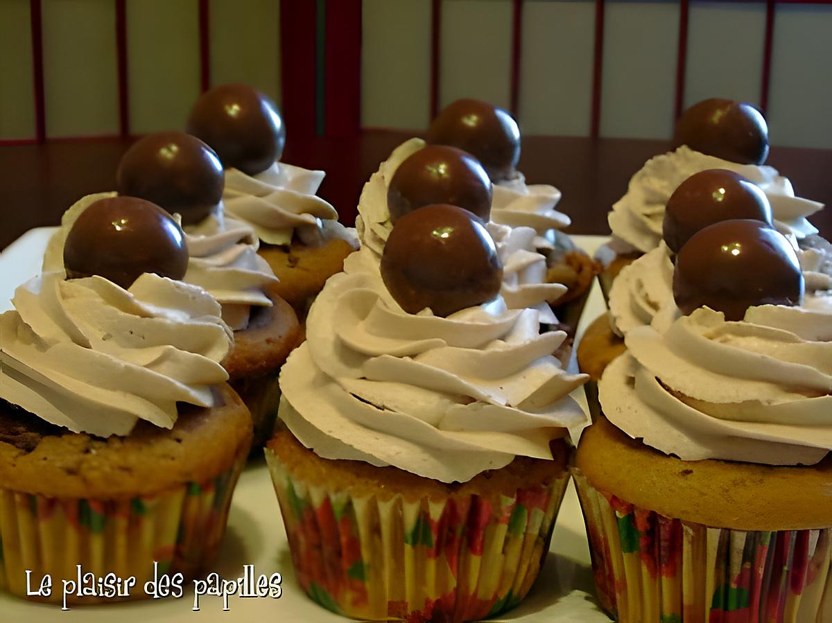 recette ~Cupcakes au lait malté~ 