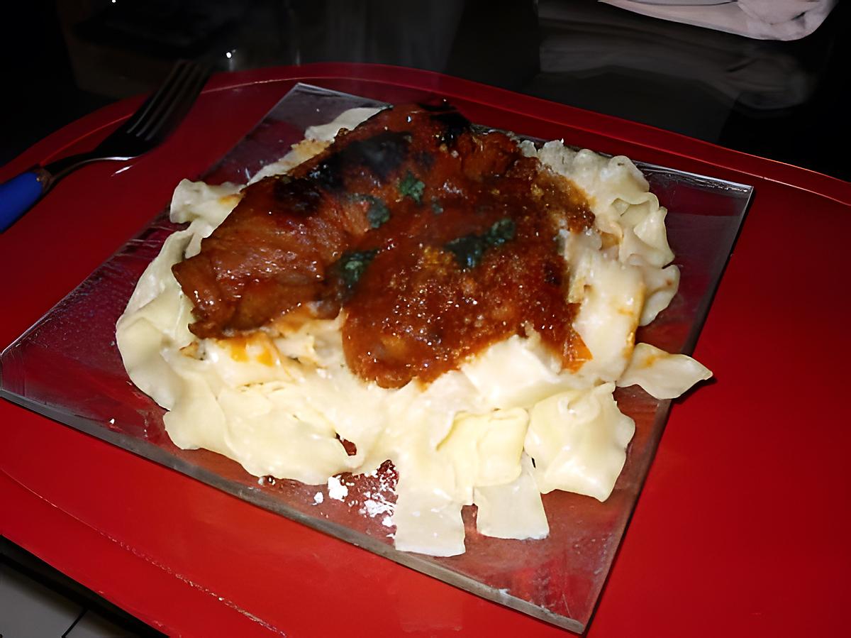 recette BRACIOLE AU PROSCUITTO ET PARMIGIANO