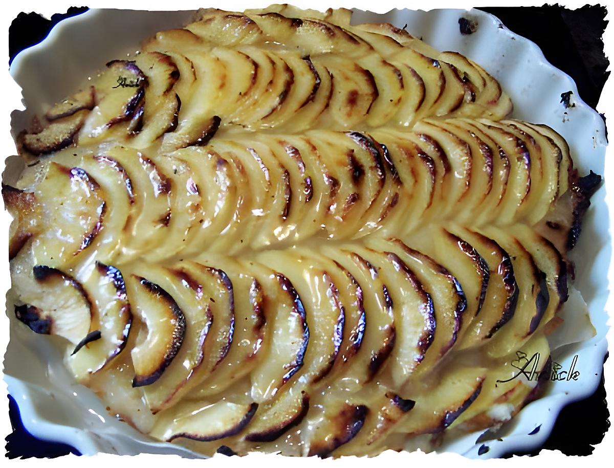 recette tarte aux pommes et raisins de corinthe