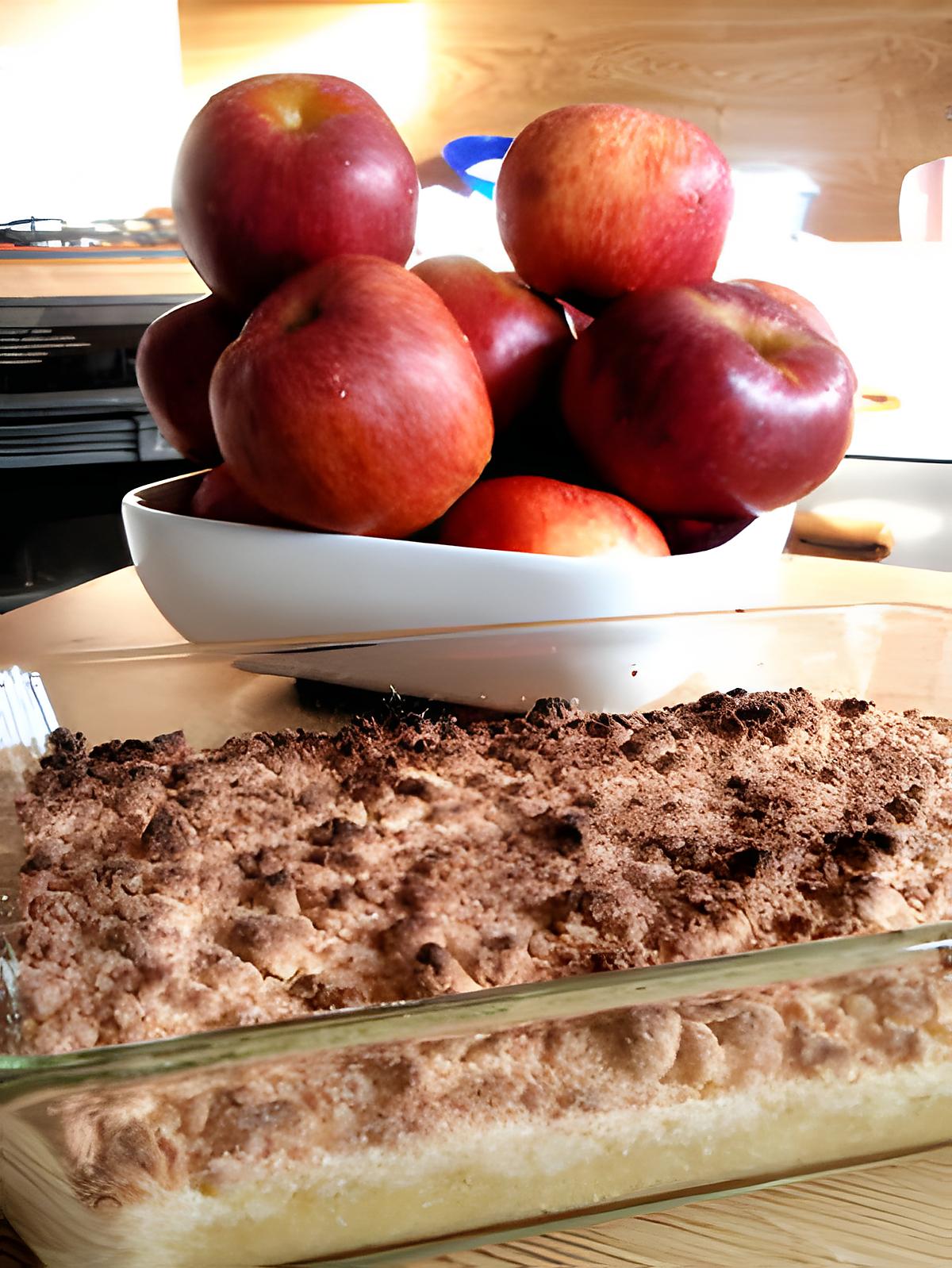 recette Crumble aux pommes