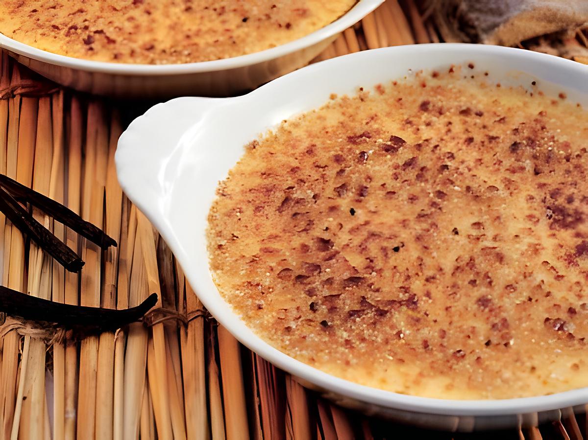 recette Créme brulée a la vanille