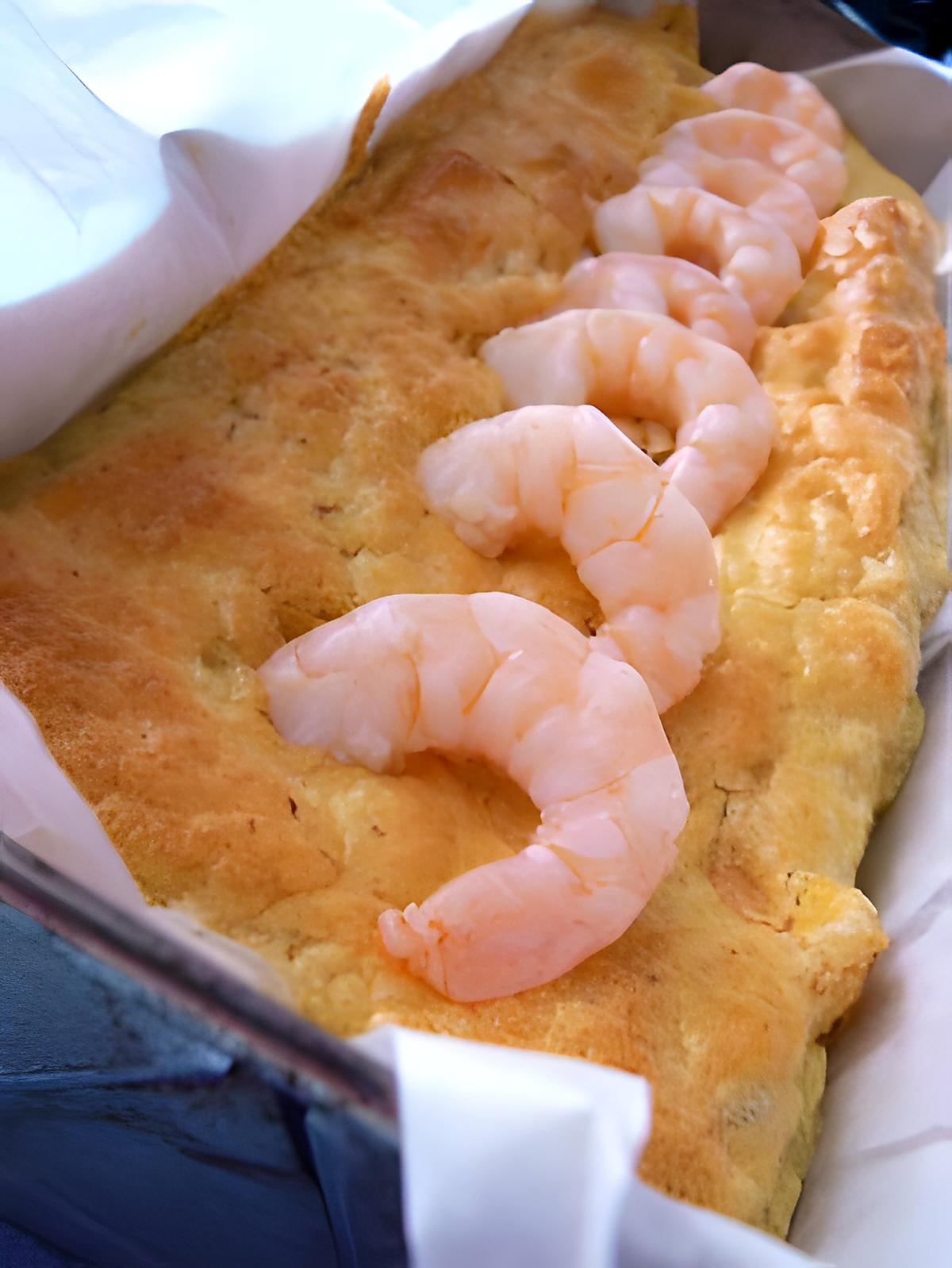 recette TERRINE DE SAUMON ET DE CREVETTES