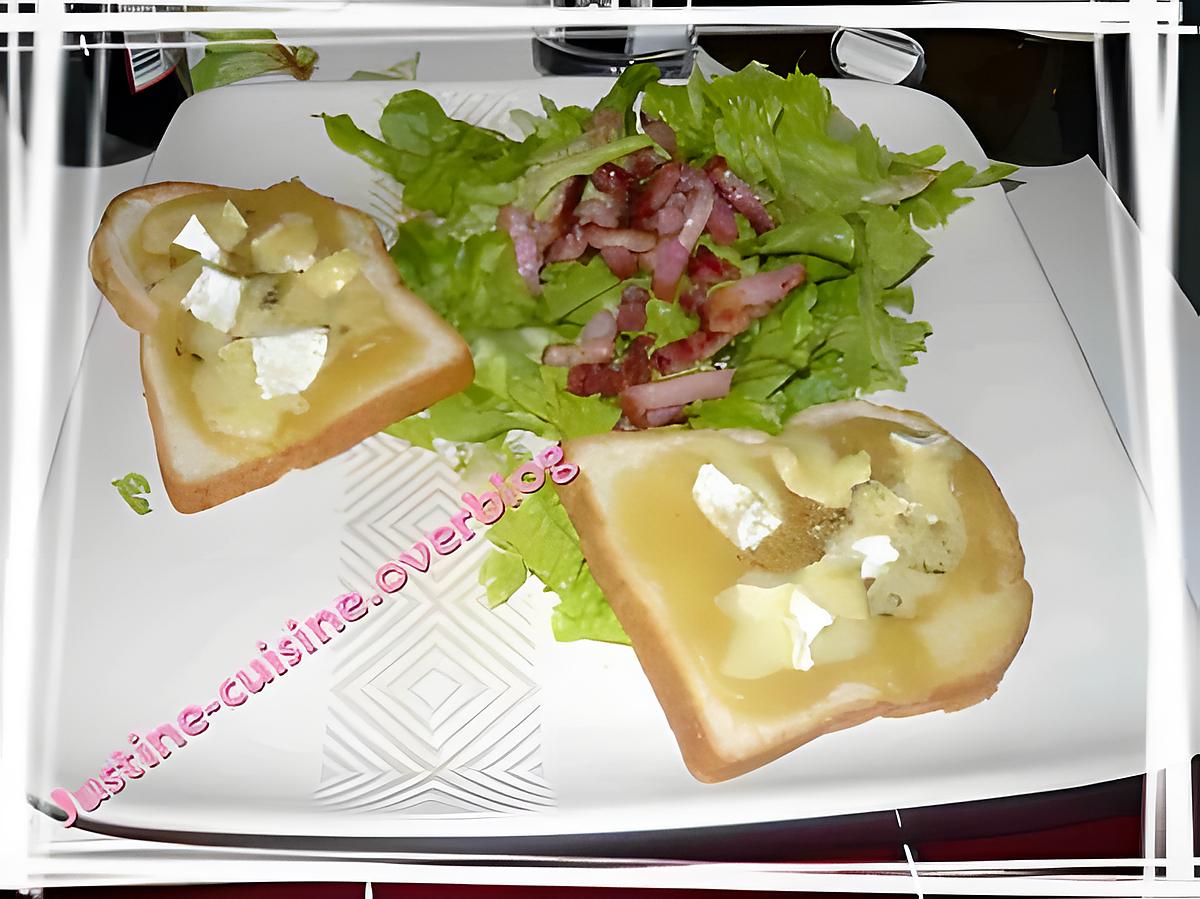 recette Toasts compote/camembert