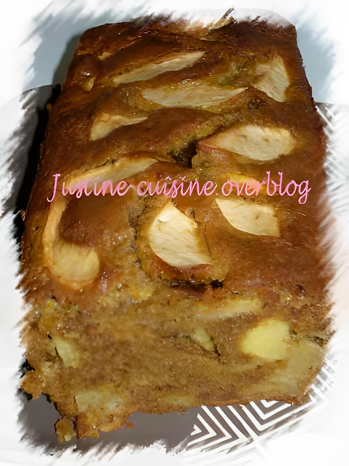 recette Cake aux pommes et speculoos