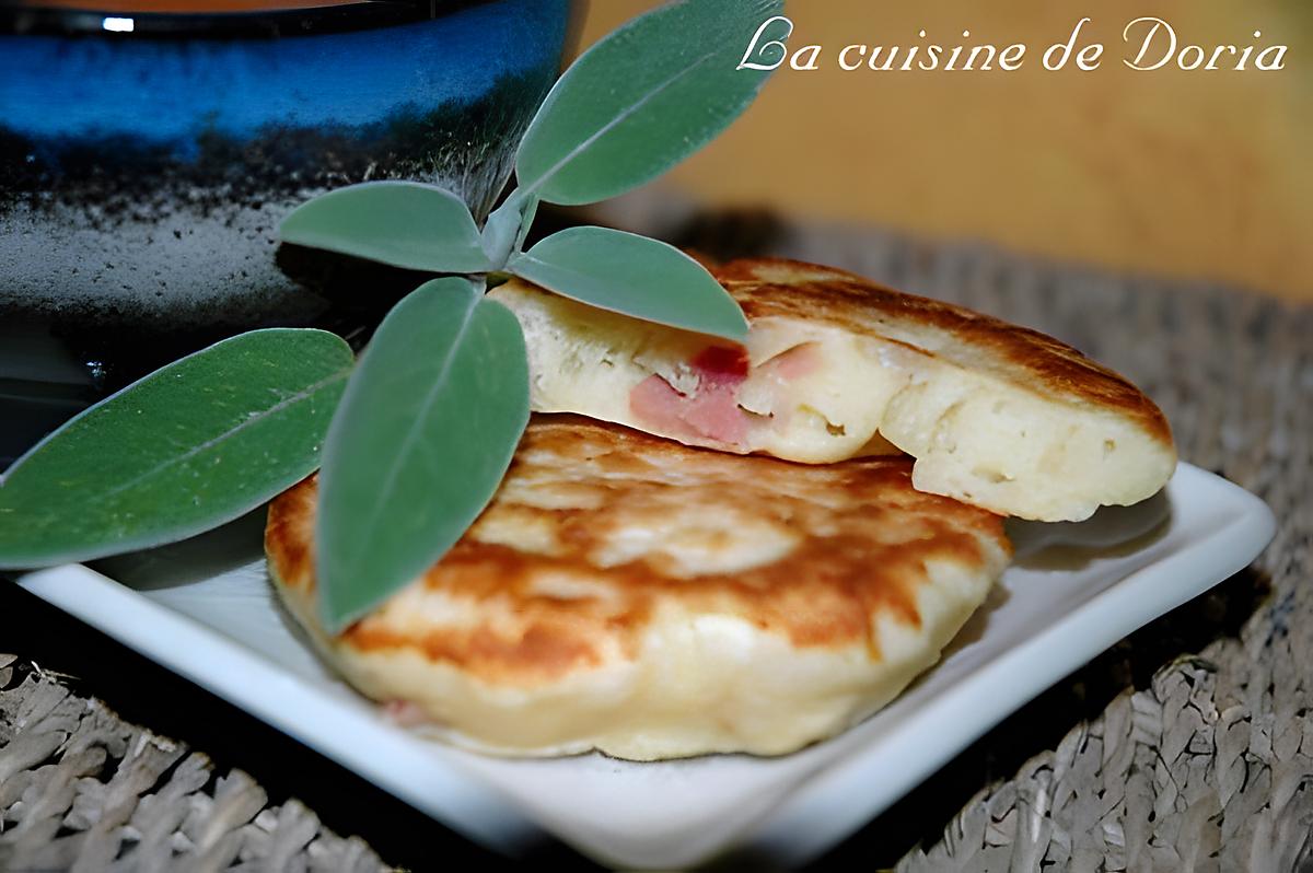 recette Blinis au jambon de pays et parmesan