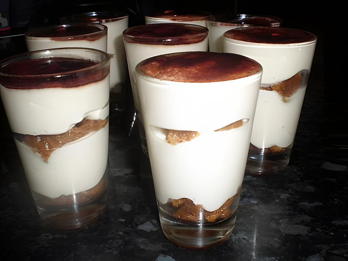 recette verrines tiramisu speculoos