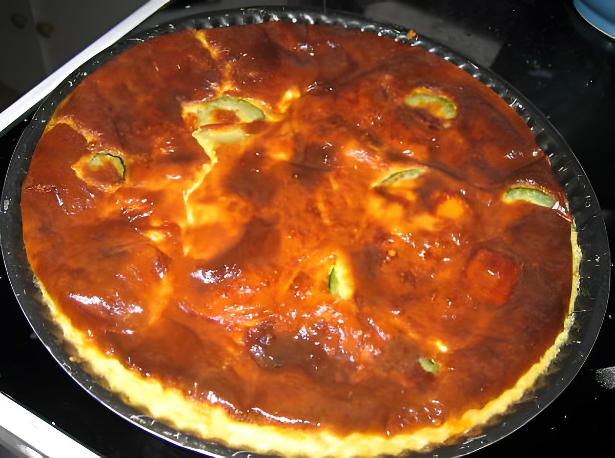 recette Clafoutis courgette, Mimolette