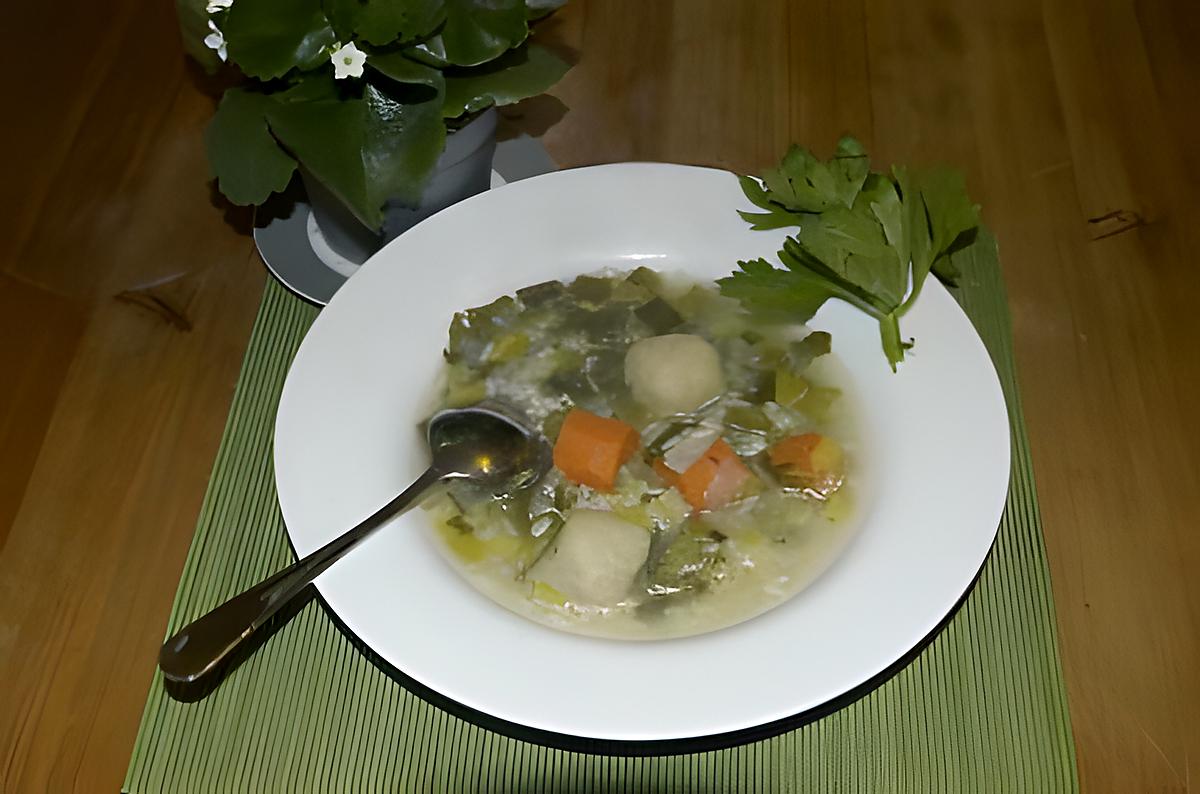 recette le merveilleux bouillon de ma grand mère