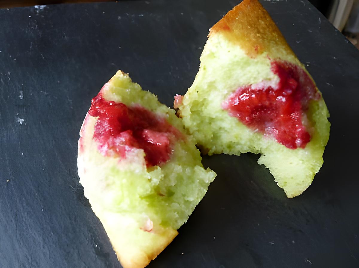 recette Financiers pistache-framboises