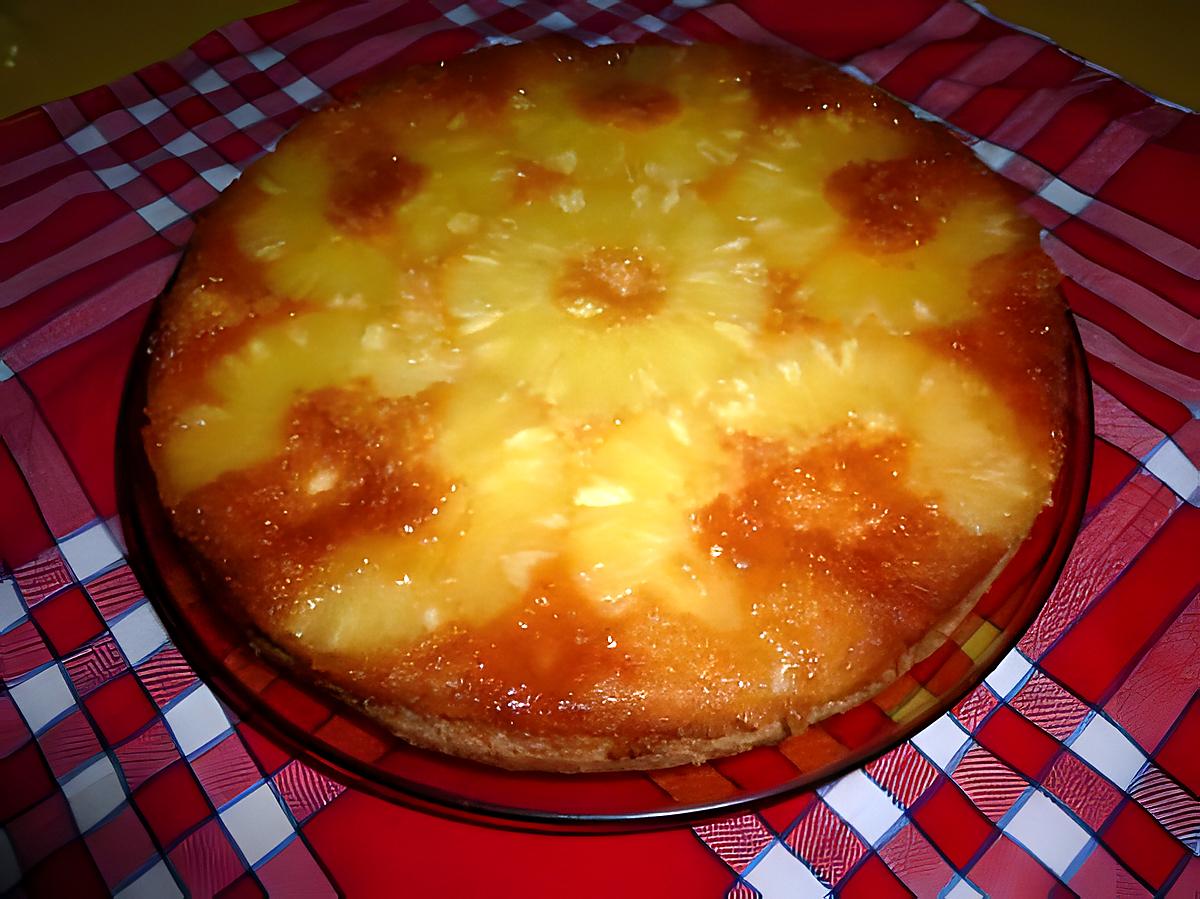 recette Gâteau à l'ananas d'Eglantine