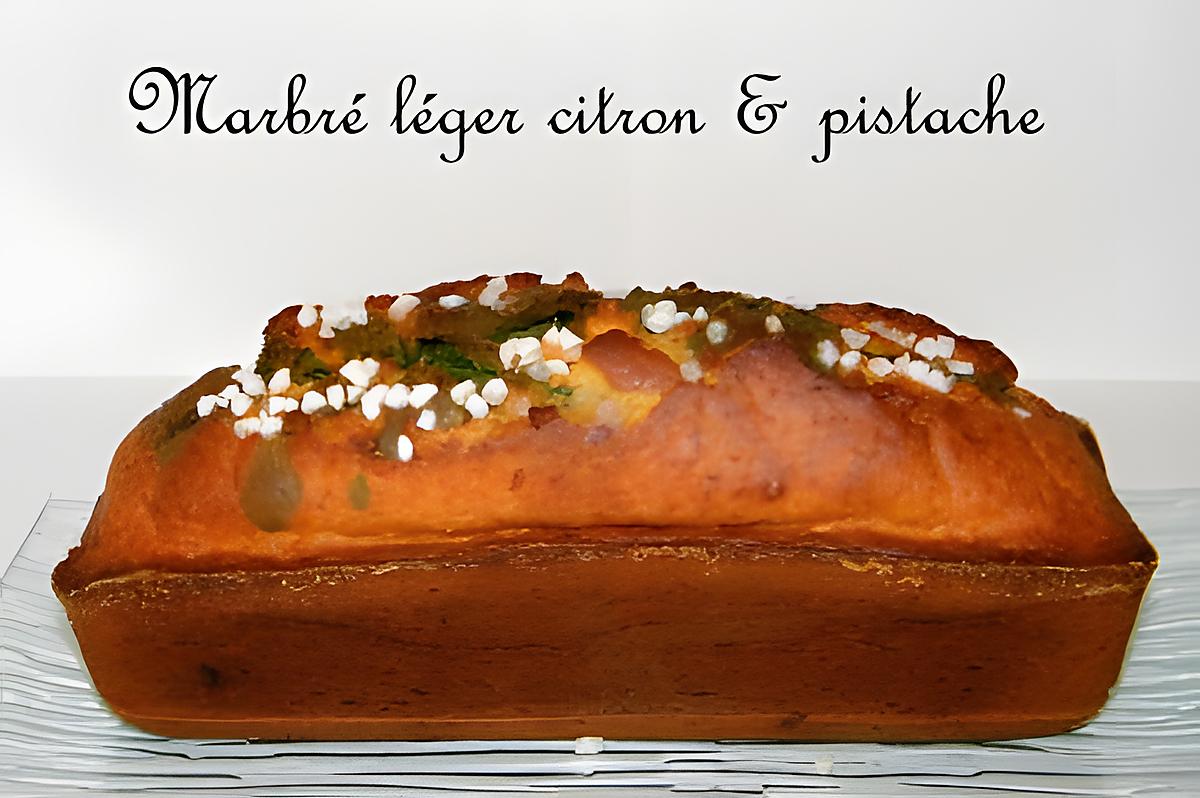 recette Ooo Marbré léger citron & pistache ooO