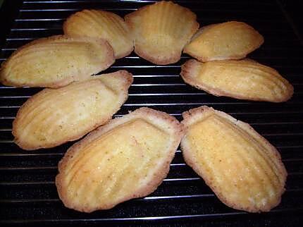 recette madeleines à l'orange