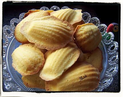 recette madeleines à l'orange