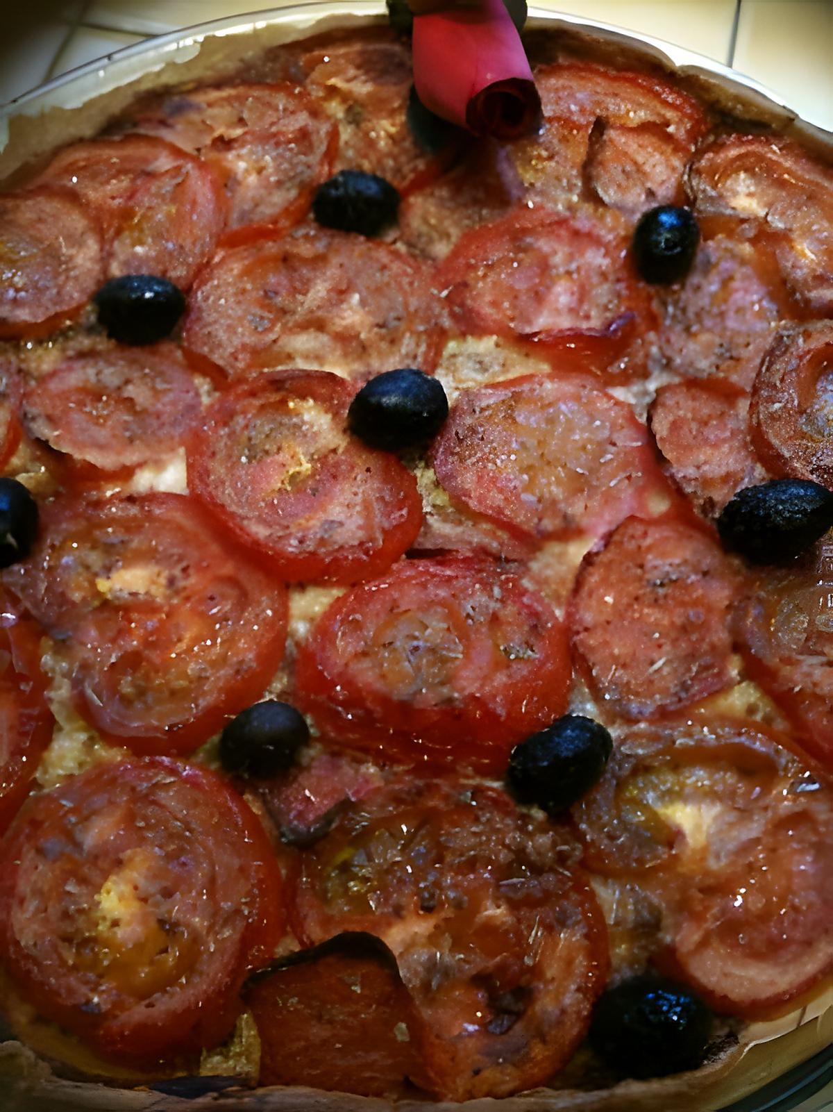 recette TARTE  AUX  TOMATES