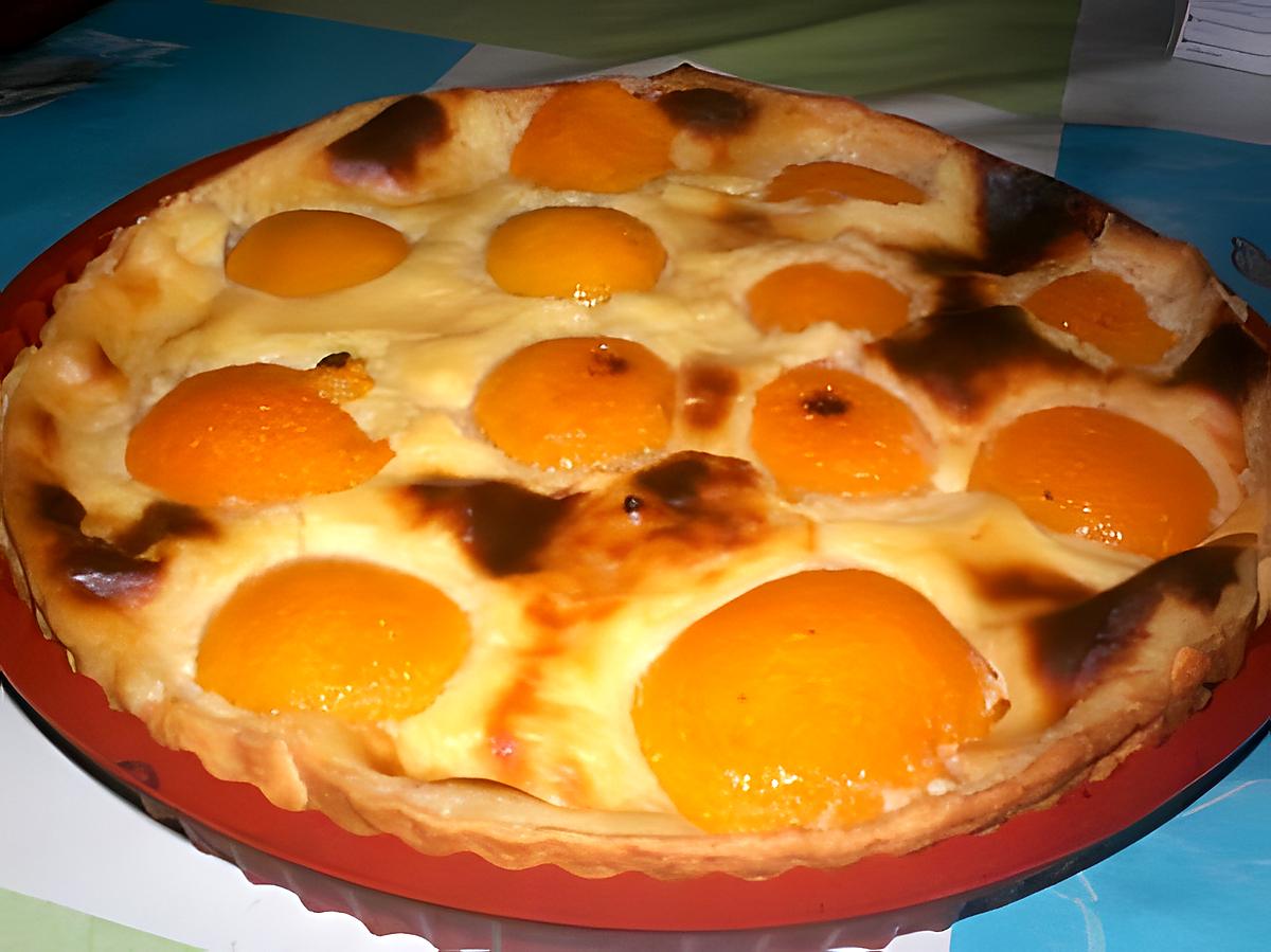 recette flan a la péche