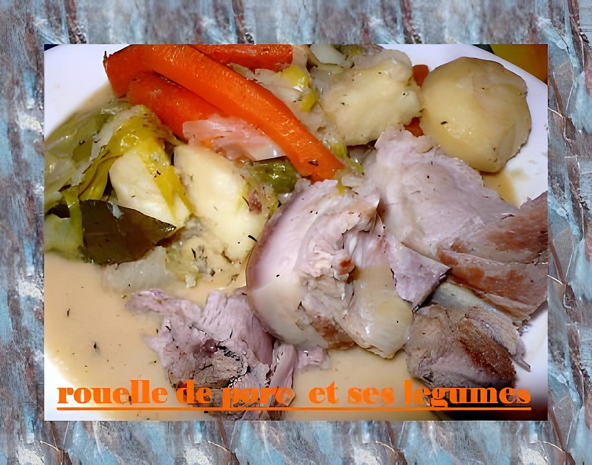 recette rouelle de porc et ses légumes