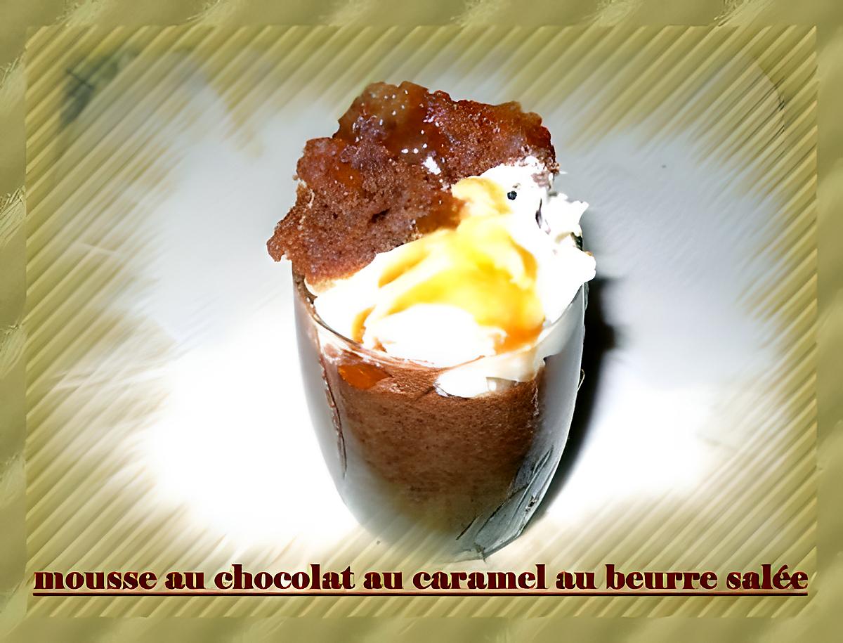 recette mousse chocolat au caramel beurre salée