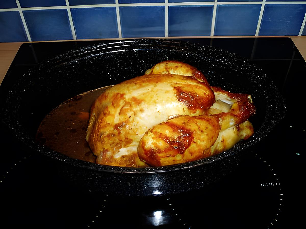 recette poulet mariné au four