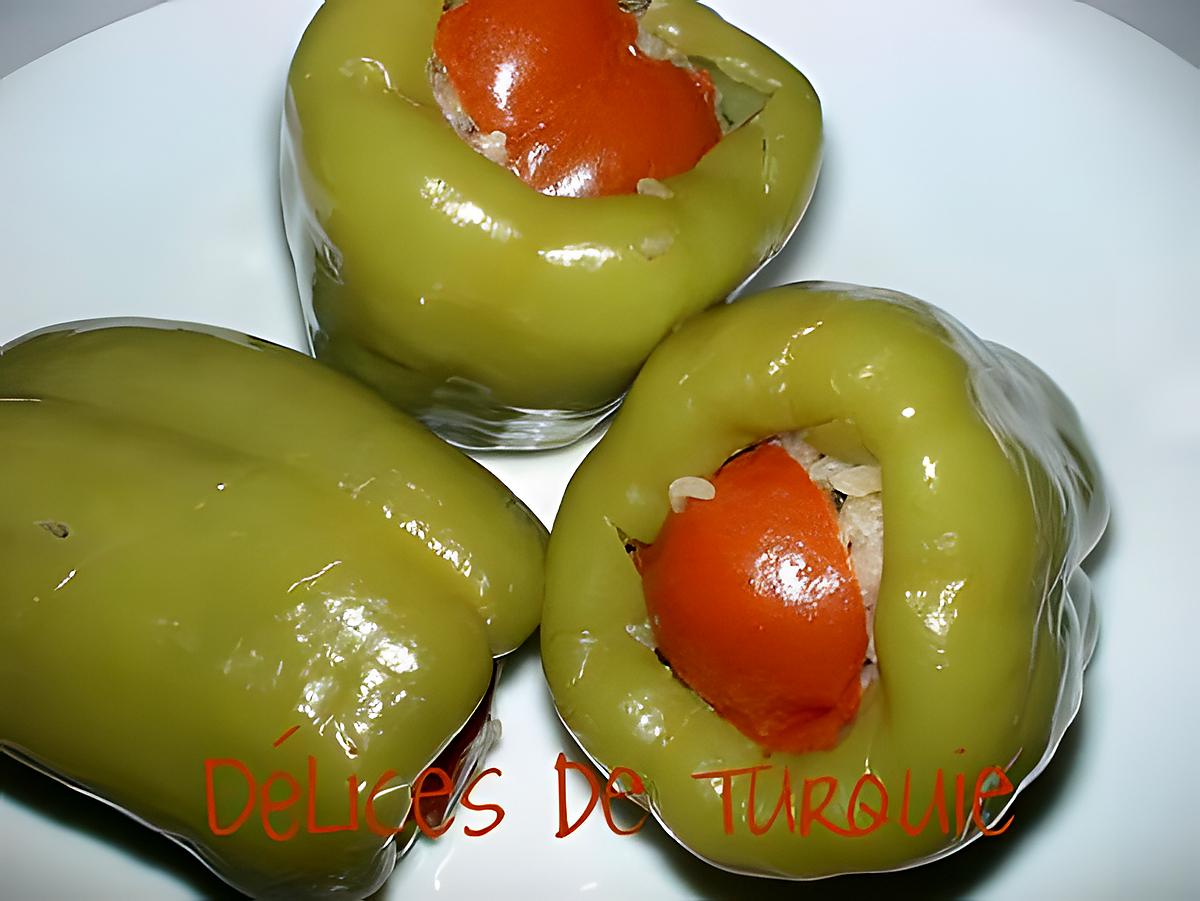 recette Poivrons farcis à la turque