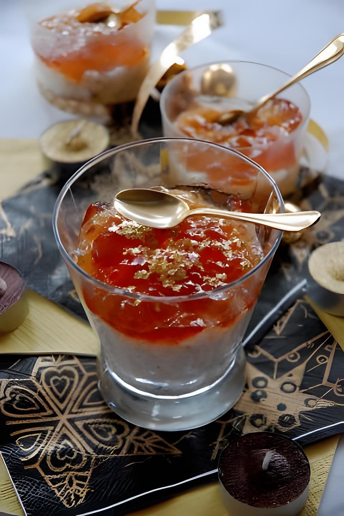 recette Riz au lait à la gelée de coing