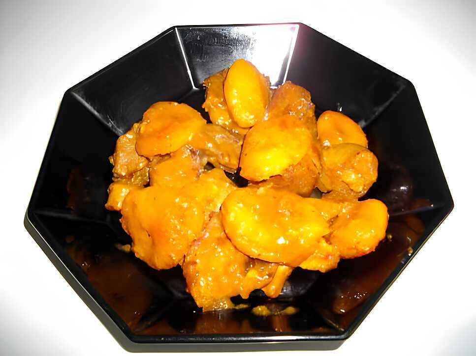 recette tajine à l'abricot