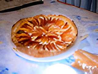 La tarte aux pêches