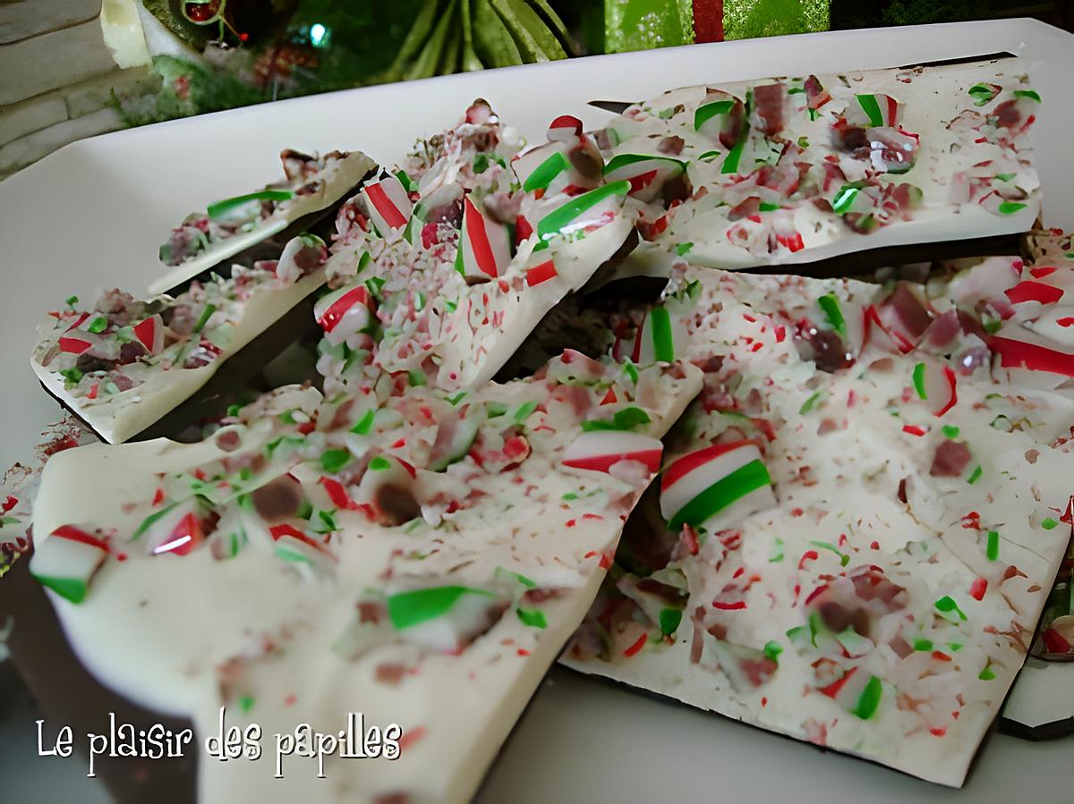 recette ~Éclats de chocolat de Noël~ 