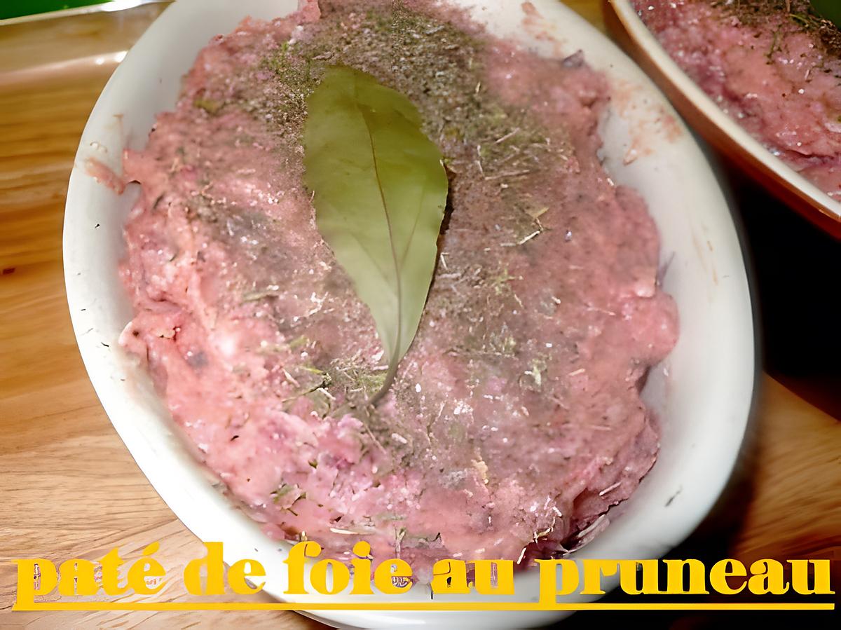 recette paté de foie au pruneau