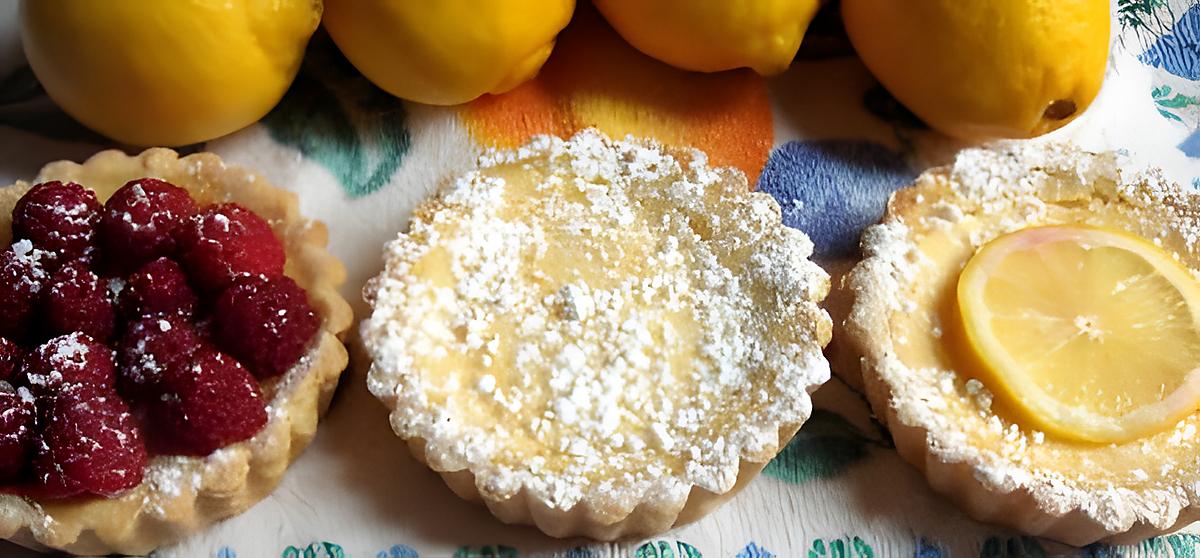 recette TARTE A LA DOUCE CREME DE CITRON