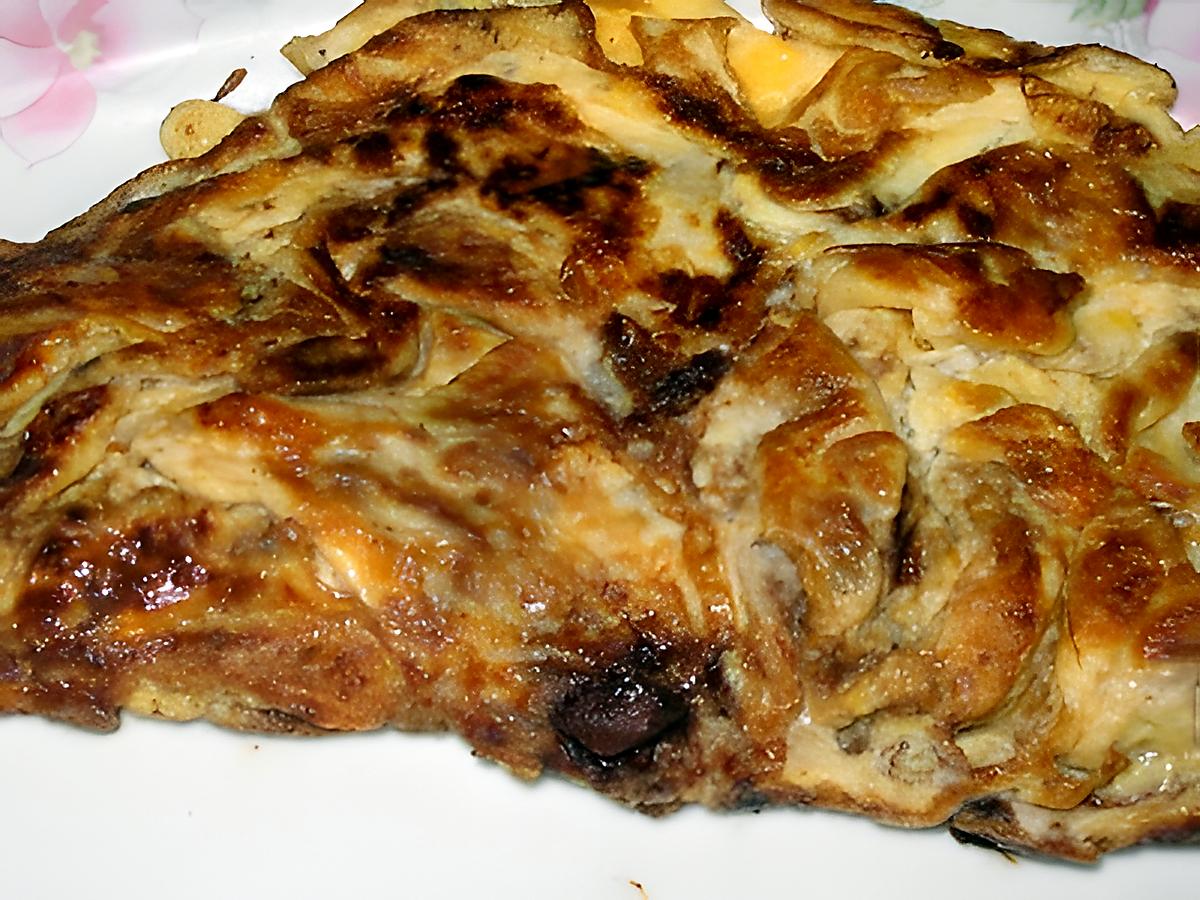 recette douce omelette au pepites