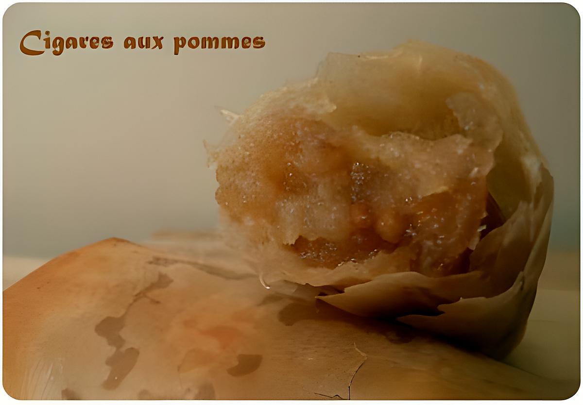 recette Cigares aux pommes